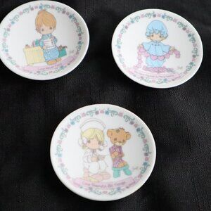 Lot of 3 Precious Moments Plate Magnets Love Valentines Set